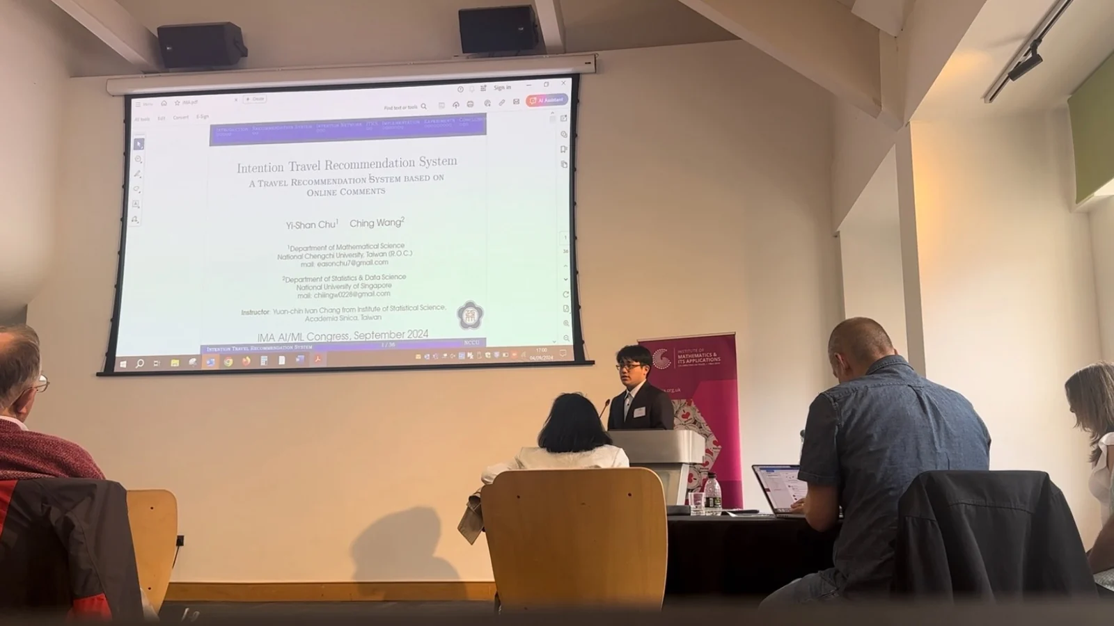 IMA conference presentation
